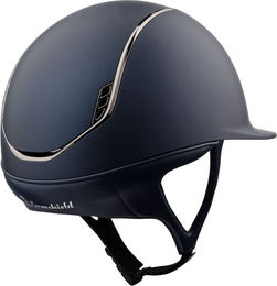 Samshield 2.0 Shadowmatt 5 Crystals Reithelm mit Liner in Schwarz oder Blau – Bild 1 von 2