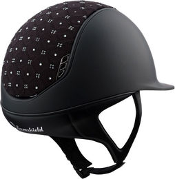 Produktbild von Samshield 2.0 Shadowmatt Royal Flower Reithelm Schwarz Größe M
