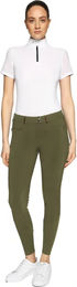 Produktbild von Samshield Adele Reithose Damen Turnierhose Mid Grip Stoff Grün Größe 34