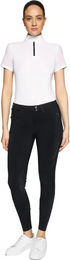 Produktbild von Samshield Adele Reithose Damen Turnierhose mit Mid Grip aus Stoff in Schwarz oder Blau Größe 38