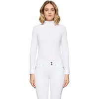 Produktbild von Samshield Adeline Boreal Turnierpolo für Damen mit langen Ärmeln in Weiß Größe M