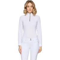 Produktbild von Samshield Adeline Boreal Turnierpolo für Damen mit langen Ärmeln Weiß Größe L
