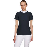 Produktbild von Samshield Aloise Turnierpolo Damen Reitshirt Sommer Blau XS