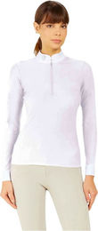 Samshield Aloise Turniershirt Damen Weiß Polyamid Größe M – Bild 1 von 4