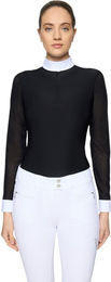 Samshield Anouchka Turnierpolo Damen Longsleeve Schwarz XS – Bild 1 von 1