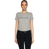 Produktbild von Samshield Ariana Reitshirt für Damen aus Baumwolle Grau Größe M