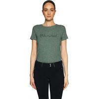 Produktbild von Samshield Ariana Reitshirt für Damen aus Baumwolle Grün Größe S