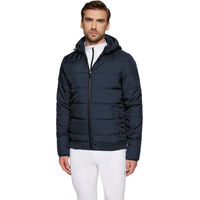 Produktbild von Samshield Aspen Reitjacke für Herren mit Kapuze aus Daunen in Blau Größe L wasserabweisend Winterjacke