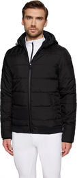 Produktbild von Samshield Aspen Reitjacke für Herren mit Kapuze aus Daunen in Schwarz XL wasserabweisend Winterjacke
