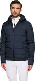 Produktbild von Samshield Aspen Reitjacke für Herren mit Kapuze aus Daunen wasserabweisend Blau Größe S