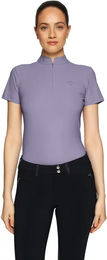 Produktbild von Samshield Bella Crystal Reitpolo Damen Lila Größe L