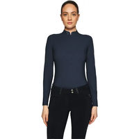Produktbild von Samshield Bella Reitshirt für Damen mit langen Ärmeln Blau XS