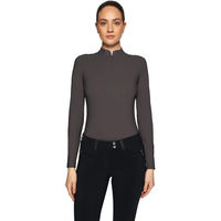 Produktbild von Samshield Bella Reitshirt für Damen mit langen Ärmeln in Braun Größe M