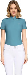 Produktbild von Samshield Bruna Premium Reitpolo Damen Blau Größe L