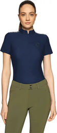 Produktbild von Samshield Bruna Premium Reitpolo Damen Blau Größe S