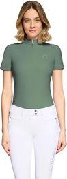 Produktbild von Samshield Bruna Premium Reitshirt Damen Grün Größe S