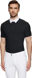 Produktbild von Samshield Calvin Turnier-Poloshirt für Herren in Schwarz Größe L