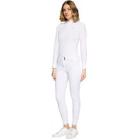 Produktbild von Samshield Celeste Turnierhose Damen mit Mid Grip in Weiß Größe 40
