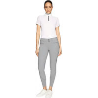 Produktbild von Samshield Chloe Metal Dots Turnierhose Damen mit Mid Grip in Grau Größe M