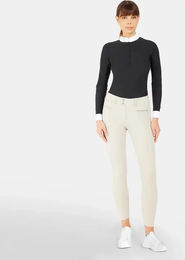 Samshield Chloé Reithose Damen Beige mit Kniegrip und wasserabweisender Stoffbeschichtung – Bild 1 von 6