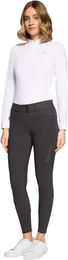 Produktbild von Samshield Chloe Reithose Damen Turnierhose Mid Grip Metal Dots Braun Größe M