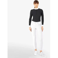 Produktbild von Samshield Chloé Reithose Damen Winter mit Fleece und Kniegrip weiß wasserabweisend