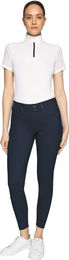 Produktbild von Samshield Clara Premium Reithose Damen Turnierhose Mid Grip Blau Größe 34
