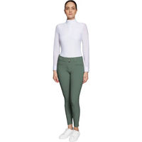 Produktbild von Samshield Clara Premium Reithose Damen Turnierhose Mid Grip Grün Größe 42