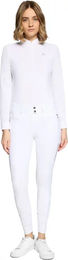 Produktbild von Samshield Clara Premium Reithose Damen Turnierhose Mid Grip Weiß Größe 34