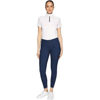 Produktbild von Samshield Clara Premium Turnierhose Damen Full Grip Blau Größe 34