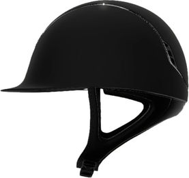 Produktbild von Samshield Classic 2.0 Shadowmatt Crystal Fabric Reithelm Schwarz Größe S