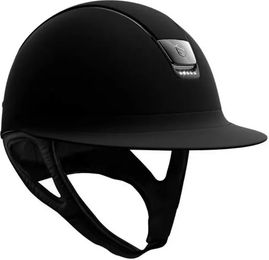 Produktbild von Samshield Custom Miss Shield Shadowmatt Reithelm mit 5 Swarovski Kristallen Schwarz Größe M