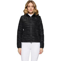 Produktbild von Samshield Damen Reitjacke Davos Ice mit Kapuze Schwarz 2XS wasserabweisend Winterjacke mit Dupont Sorona