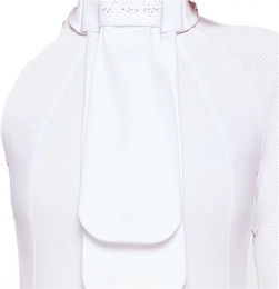 Produktbild von Samshield Damen Reitshirt Premium Rain wasserabweisend Weiß Gold Größe M