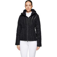 Produktbild von Samshield Daunenjacke Courchevel ICE-Print Damen Schwarz Größe L wasserabweisend mit Dupont Sorona