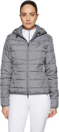 Produktbild von Samshield Davos Reitjacke für Damen mit Kapuze grau wasserabweisend XS