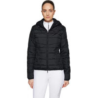 Produktbild von Samshield Davos Reitjacke für Damen mit Kapuze schwarz wasserabweisend