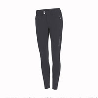 Produktbild von Samshield Diane Vollgrip Reithose Damen aus Nylon in Schwarz oder Weiß