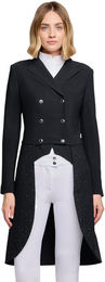 Samshield Dressurfrack Crystal Rain HW 2026 Damen Schwarz Stretch-Mesh Größe 34 – Bild 1 von 1