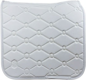 Samshield Dressurschabracke Spineshield Embroidery Weiß Full – Bild 1 von 1
