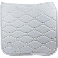 Produktbild von Samshield Dressurschabracke Spineshield Embroidery Weiß Full