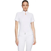 Produktbild von Samshield Elsa Boreal Turnierpolo Damen Reitshirt Weiß Größe S