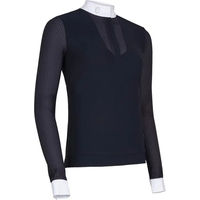 Produktbild von Samshield Faustine Turnierreiter-Poloshirt für Damen in Langarm aus Polyamid