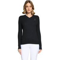 Produktbild von Samshield HW26 LISA TWISTED Strickpullover Damen Schwarz mit Merino-Anteil Größe S