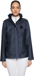 Produktbild von Samshield Ines Reitjacke für Damen mit Kapuze wasserdicht Blau