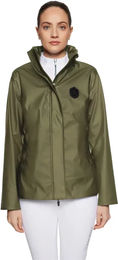 Produktbild von Samshield Ines Reitjacke für Damen mit Kapuze wasserdicht Grün XS