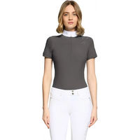Produktbild von Samshield Lea Crystal Ferna Reitshirt Damen kurzarm Sommer Polyamid