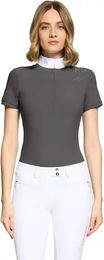 Produktbild von Samshield Lea Crystal Ferna Turnierpolo Damen Reitshirt XL