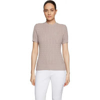 Produktbild von Samshield Lidy Damen Pullover mit Rundhalsausschnitt und kurzen Ärmeln aus Baumwolle in Rosa Größe S