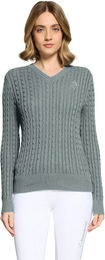 Produktbild von Samshield Lisa Twisted Damen Pullover mit V-Ausschnitt aus Baumwolle